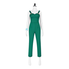 JOJO's Bizarre Adventure Stone Ocean Cosplay Costume Green Jumpsuit Set for Halloween Stage Performance Anime Cosplay Outfit - Halloweez
