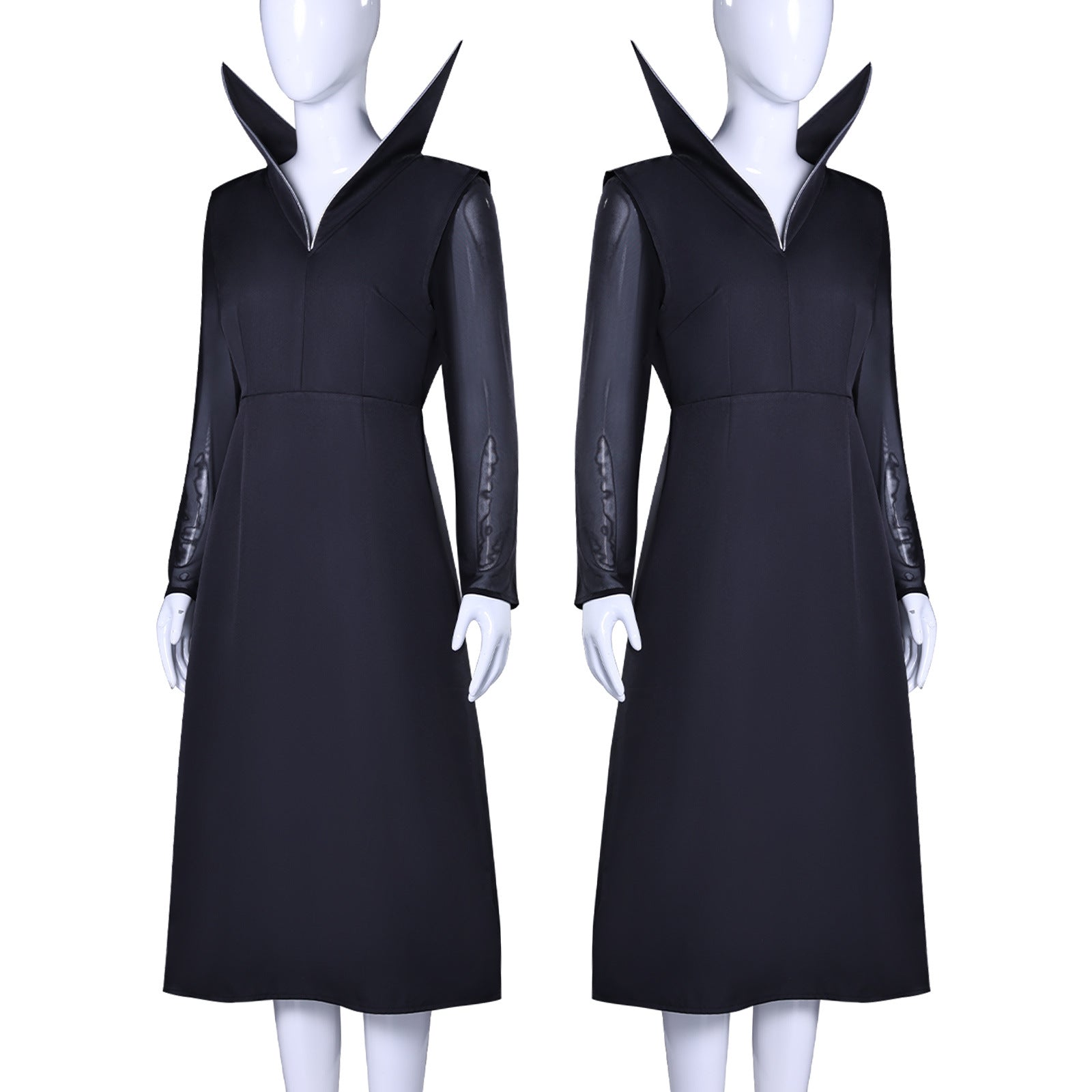 Wednesday Addams Cosplay Costume from The Addams Family TV Show - Halloweez