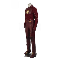 The Flash Season 2 Barry Allen Full Cosplay Costume Suit with Embroidered Logo