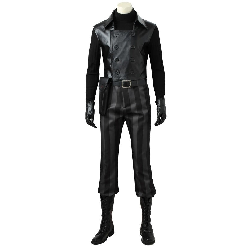 Halloweez Spider-Man Noir Cosplay Costume with Shoes - Dive into the Spider-Verse