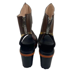 Genshin Impact Kuki Shinobu Cosplay Shoes for Anime Conventions and Performances - Halloweez