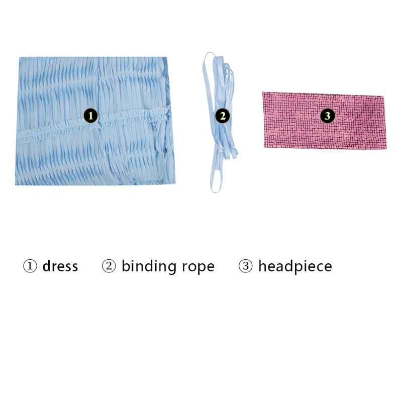 Halloweez Ariel Land Dress Little Mermaid 2023 Cosplay Costume for Halloween and Parties - Halloweez