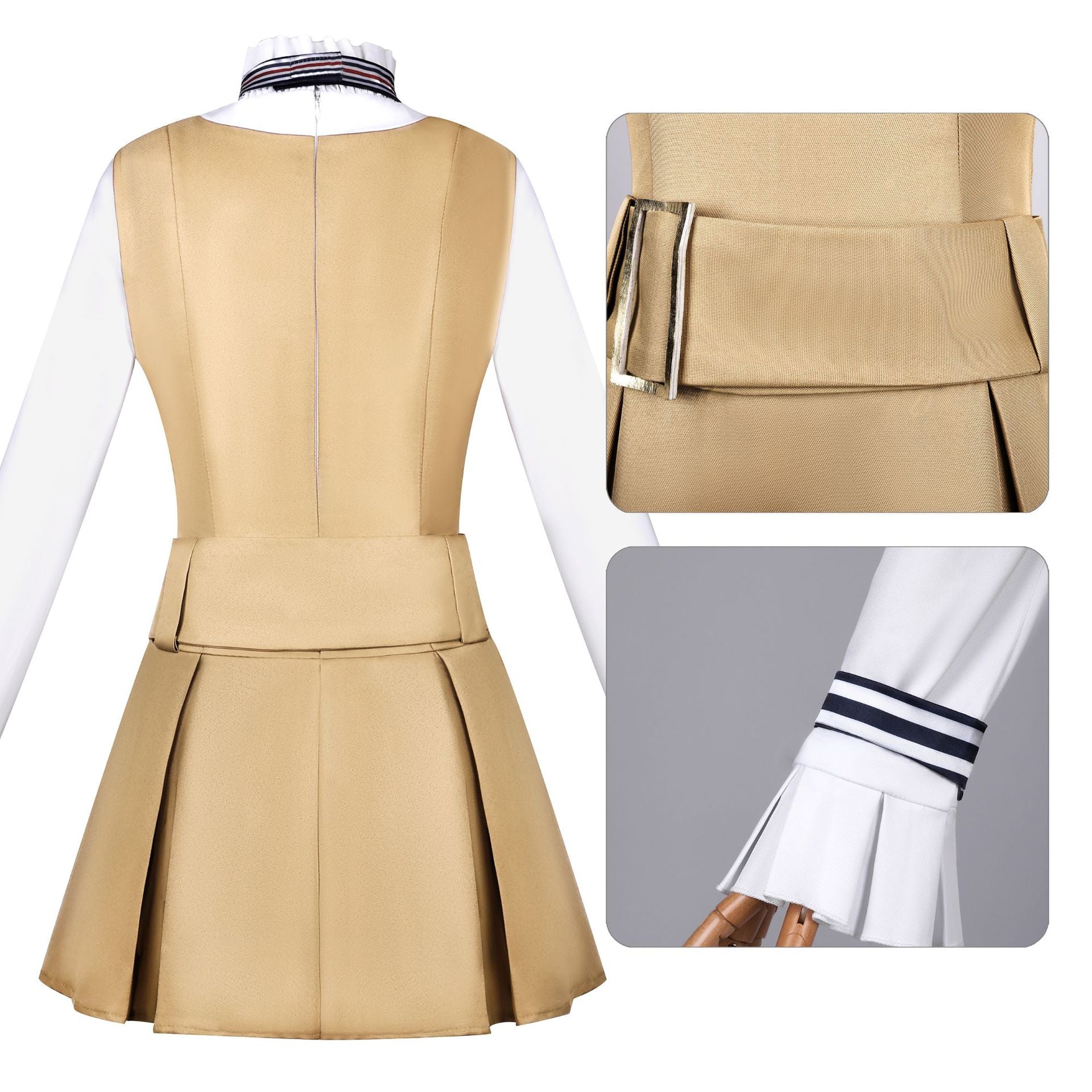 M3GAN 2.0 Movie Same Dress Women Dress Megan Cosplay Costume for Daily Wear - Halloweez