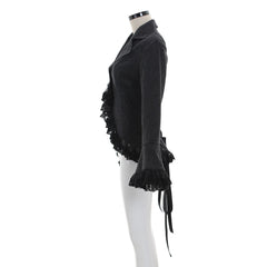 Halloweez Victorian Renaissance Retro Coat for Ladies - Lace Jacket with Steampunk Style