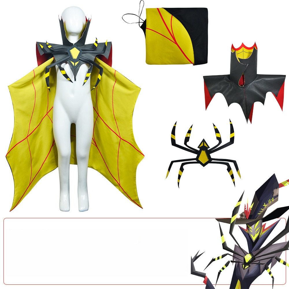 Hazbin Hotel Zestial Sinner Overlord Cosplay Cloak Halloween Costume - Halloweez