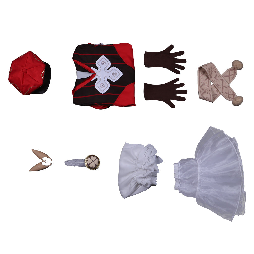 Halloweez Klee Cosplay Loli Dress Set with Hat & Accessories
