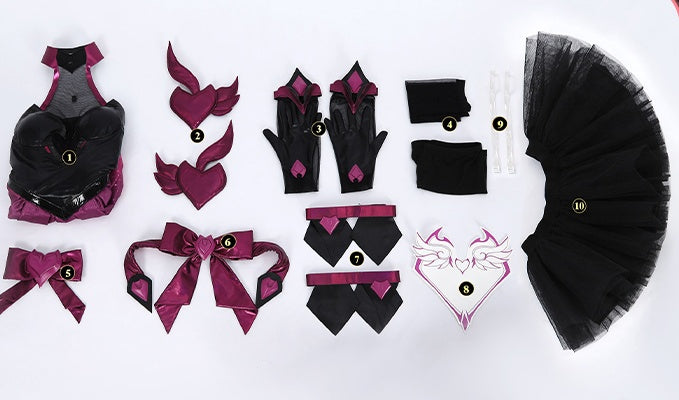 D.Va Cosplay Costume Overwatch Magic Girl Cosplay Suit Game Anime Costume for Women G5689 - Halloweez
