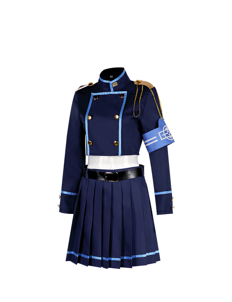 Azure Archive Cosplay Costume Blue Archive Railway Twin Academy Uniform Game Costume - Halloweez