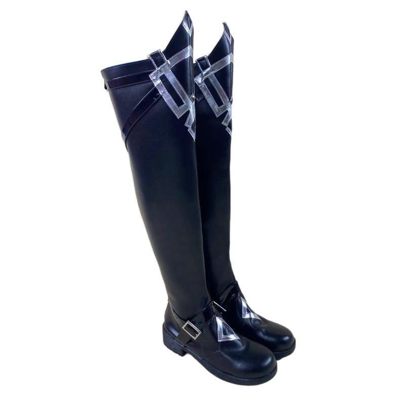 1858 Genshin Impact Capitano Cosplay Shoes for Anime Expo Performance - Halloweez