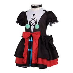 Eggy Party Stella the Mute & Aba the Ghost Clown Cosplay Costume Dress Full Set - Halloweez