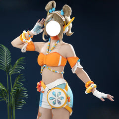 Overwatch Beach Juno Cosplay Costume, Custom for Halloween & Comic‑Con