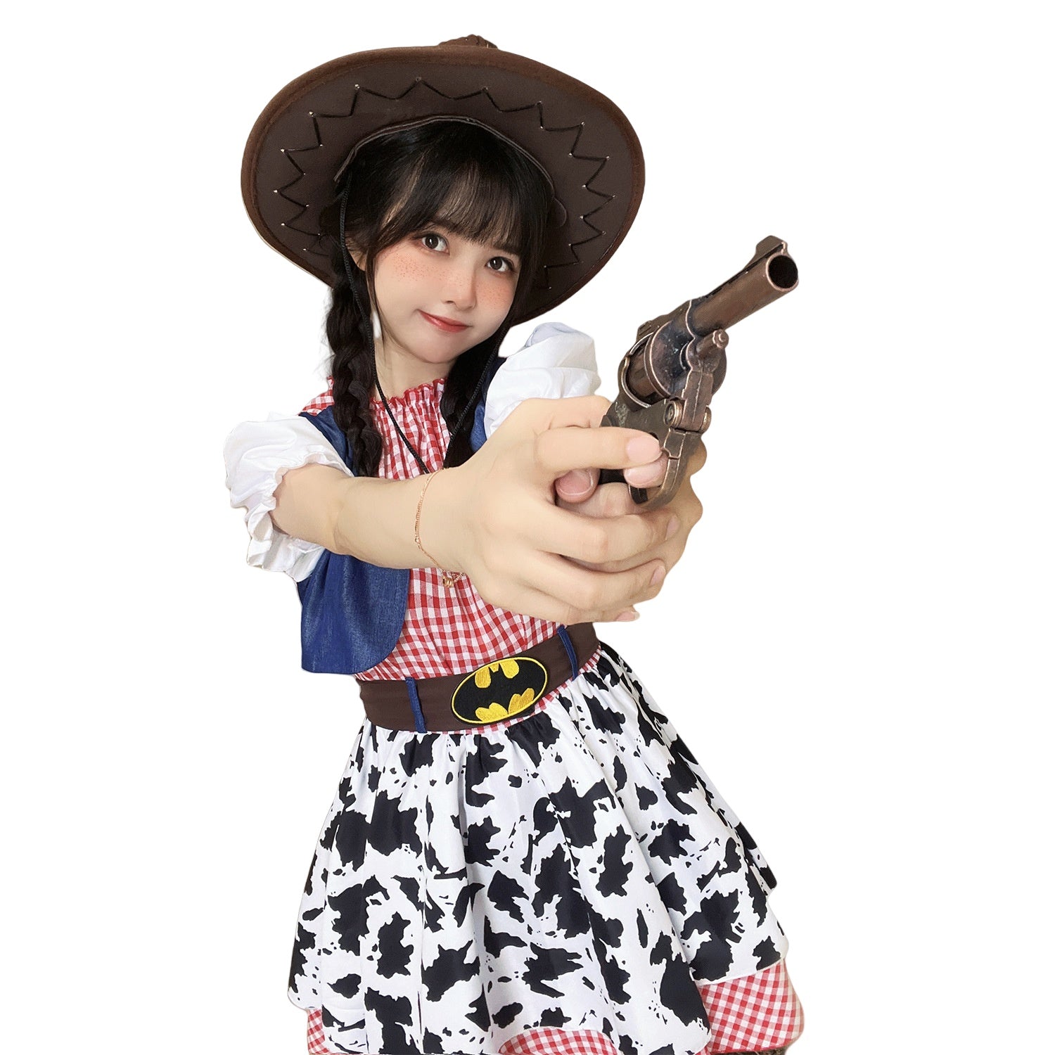 Toy Story Woody's Girlfriend Western Cowboy Outfit Halloween Cosplay Costume - Halloweez