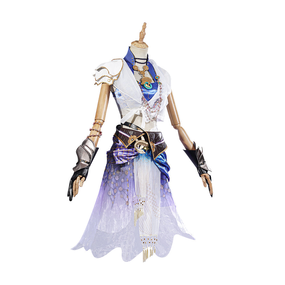 Halloweez Valda Cui NARAKA: Bladepoint Cosplay Skirt Set for Women