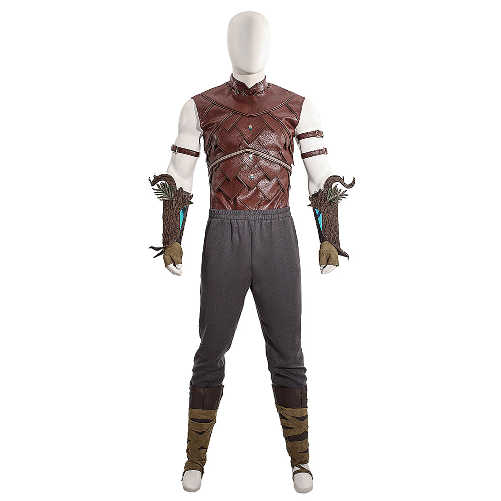 Baldur's Gate 3 Halsin Cosplay Costume | Deluxe Edition Druid Outfit for Men | Game Accurate Custom Made Set - Halloweez