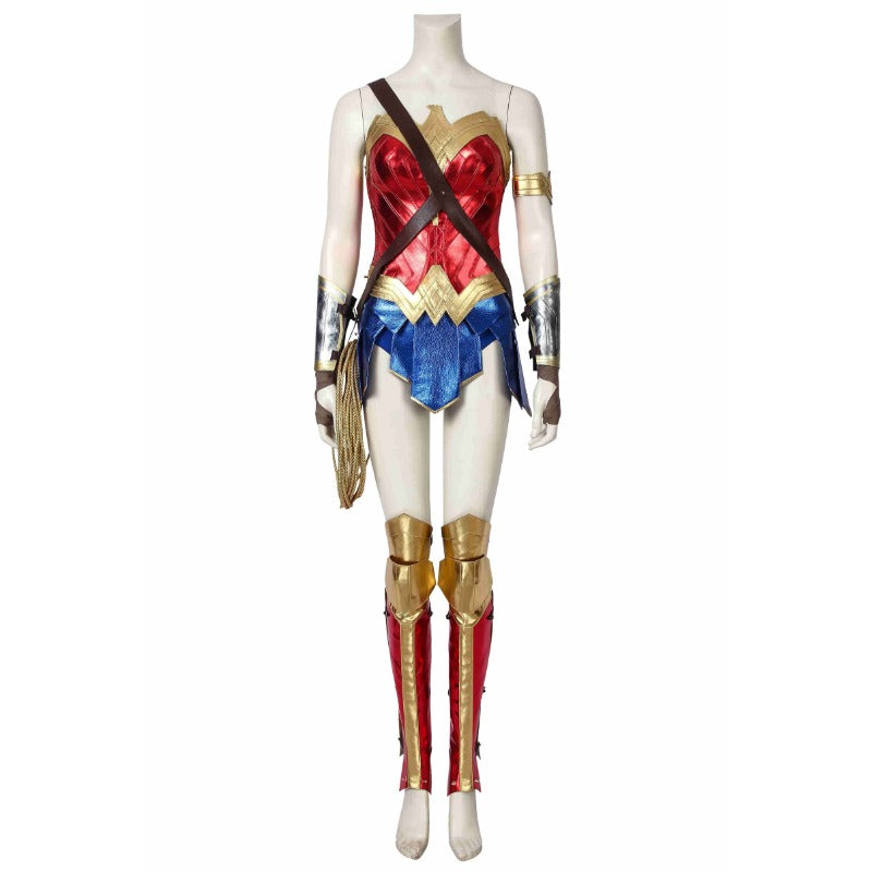 Halloweez Wonder Woman Diana Prince Cosplay Jumpsuit for Women - Perfect Halloween Costume