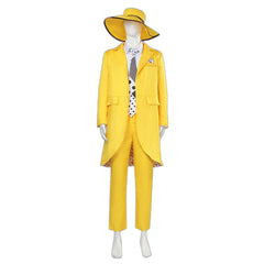 Halloween Costume The Mask Cosplay Jim Carrey Yellow Suit Cosplay - Halloweez