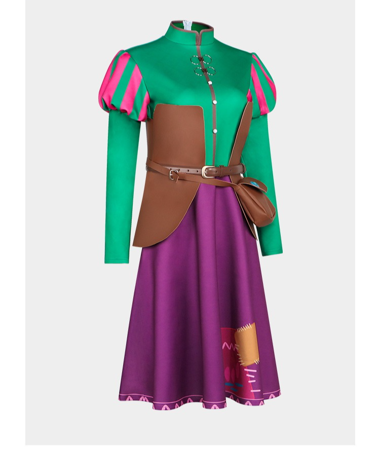 Three Wishes for Cinderella Cosplay Costume Full Set Outfit - Halloweez
