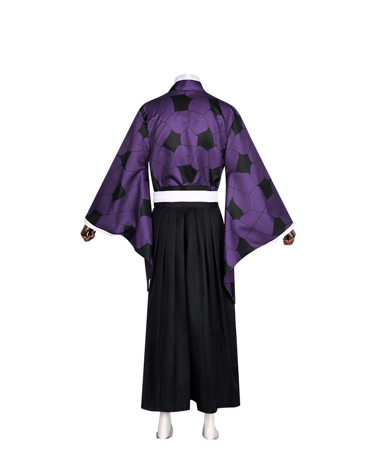 Demon Slayer Twelve Kizuki Upper Rank One Kokushibo Cosplay Costume for Halloween and Kendo