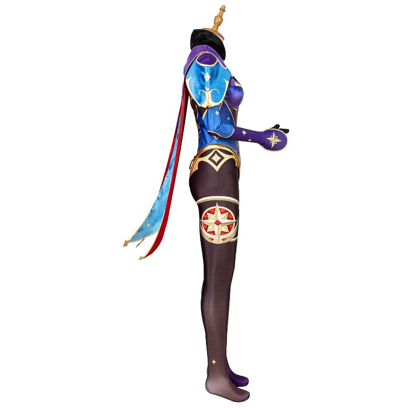 Halloweez Mona Cosplay Costume - Standard Size for Genshin Impact Fans