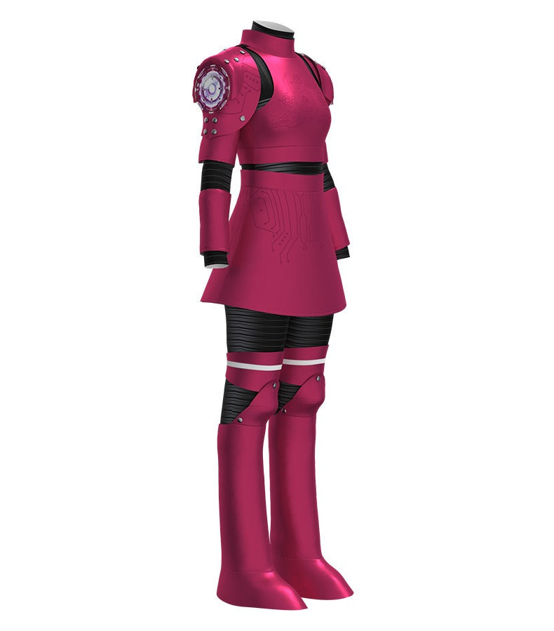 M3GAN 2.0 Cosplay Costume for Kids - Robotic Mech Dress Halloween Outfit - Halloweez