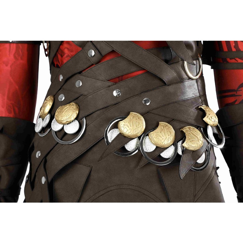 Halloweez Baldur's Gate Karlach Cosplay Costume Set - Immerse in Role-Playing