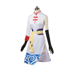 Gintama Final Chapter Eternal Yorozuya Future Kagura Slit Cheongsam 2D Cosplay Costume - Halloweez