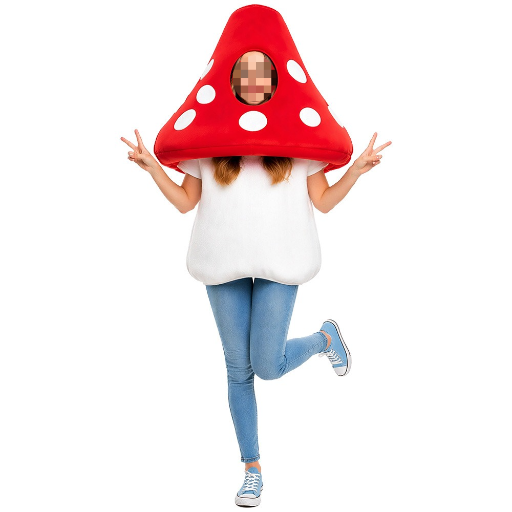 Kids Poison Mushroom Cosplay Costume, Custom Outfit for Stage & Halloween Party