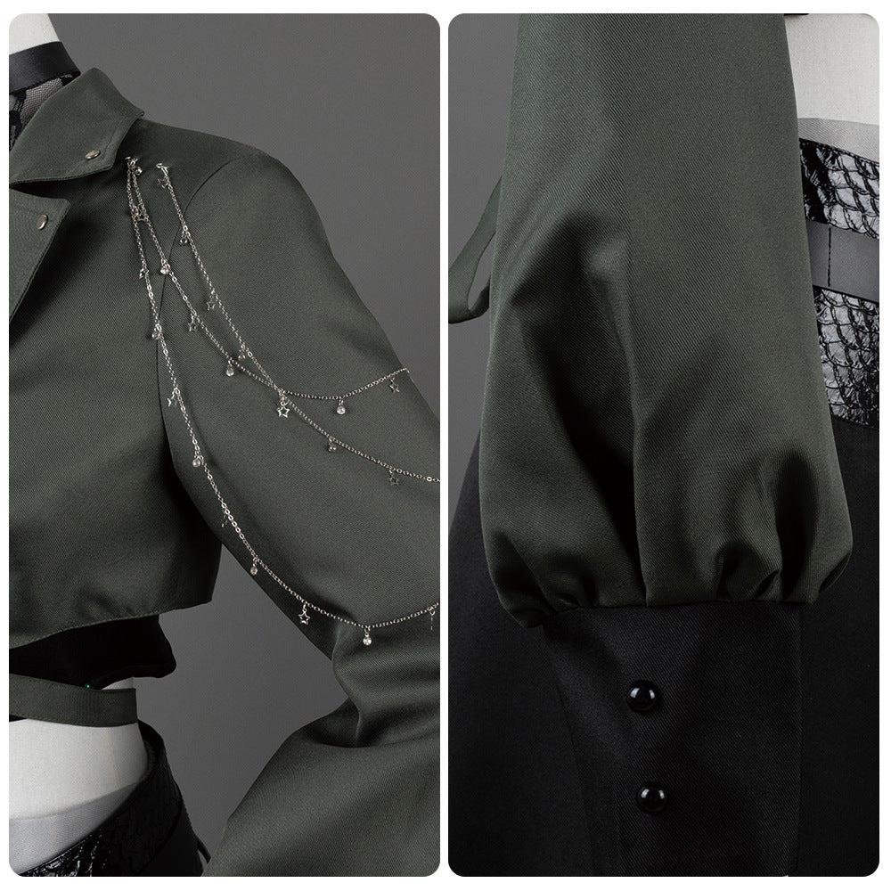 Rainbow Club Vtubert Virtual Idol Hoshimachi Suisei Cosplay Costume Anime Game Dress - Halloweez