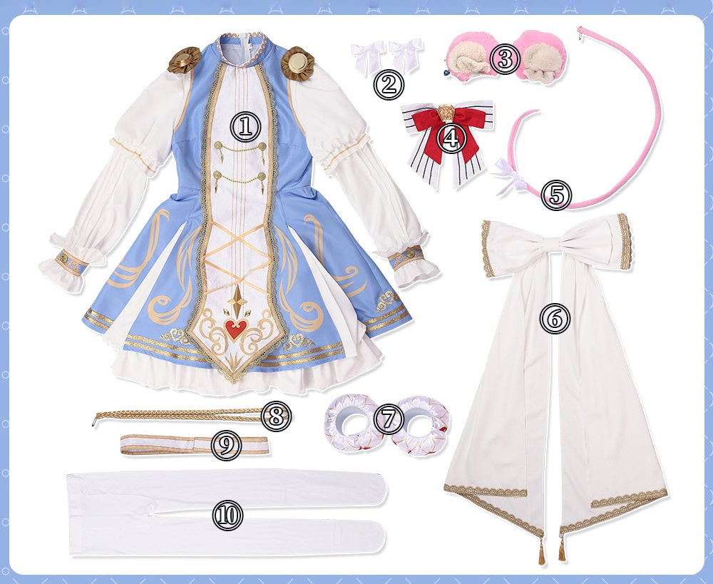 World Project PJSK Hoshino Ichika Cosplay Costume Anime Game Dress Set - Halloweez