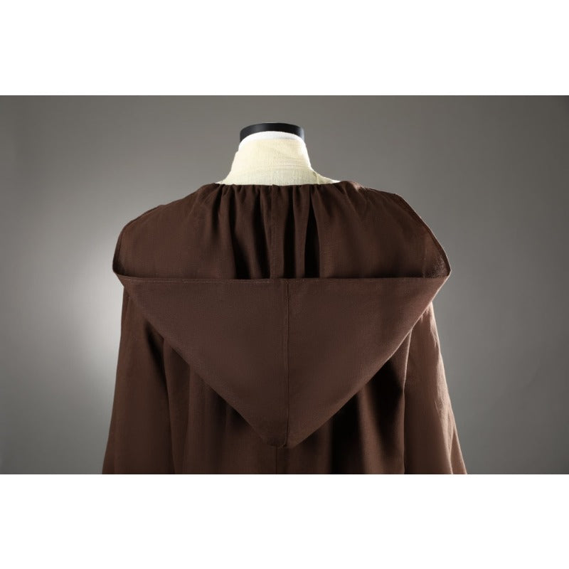 Halloweez Obi-Wan Kenobi Cosplay Costume - Full Set Including Robe and Cloak for Halloween - Halloweez