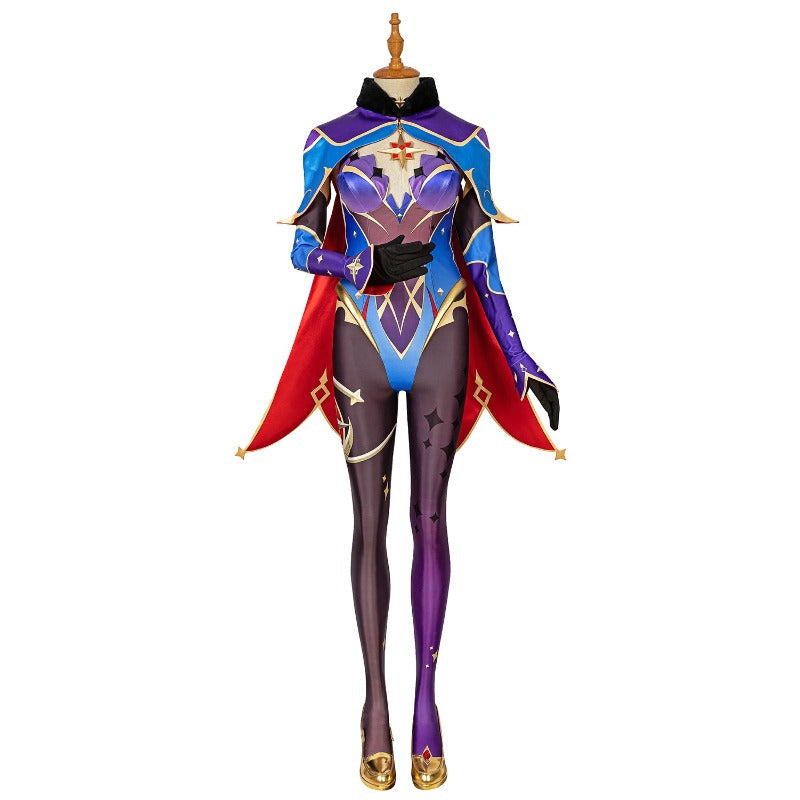 Halloweez Mona Cosplay Costume - Standard Size for Genshin Impact Fans