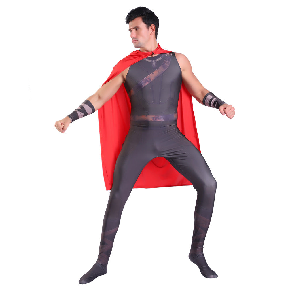 Thor Cosplay 3D Printed Adult Children Anime Costume Stage Performance Clothing - Halloweez