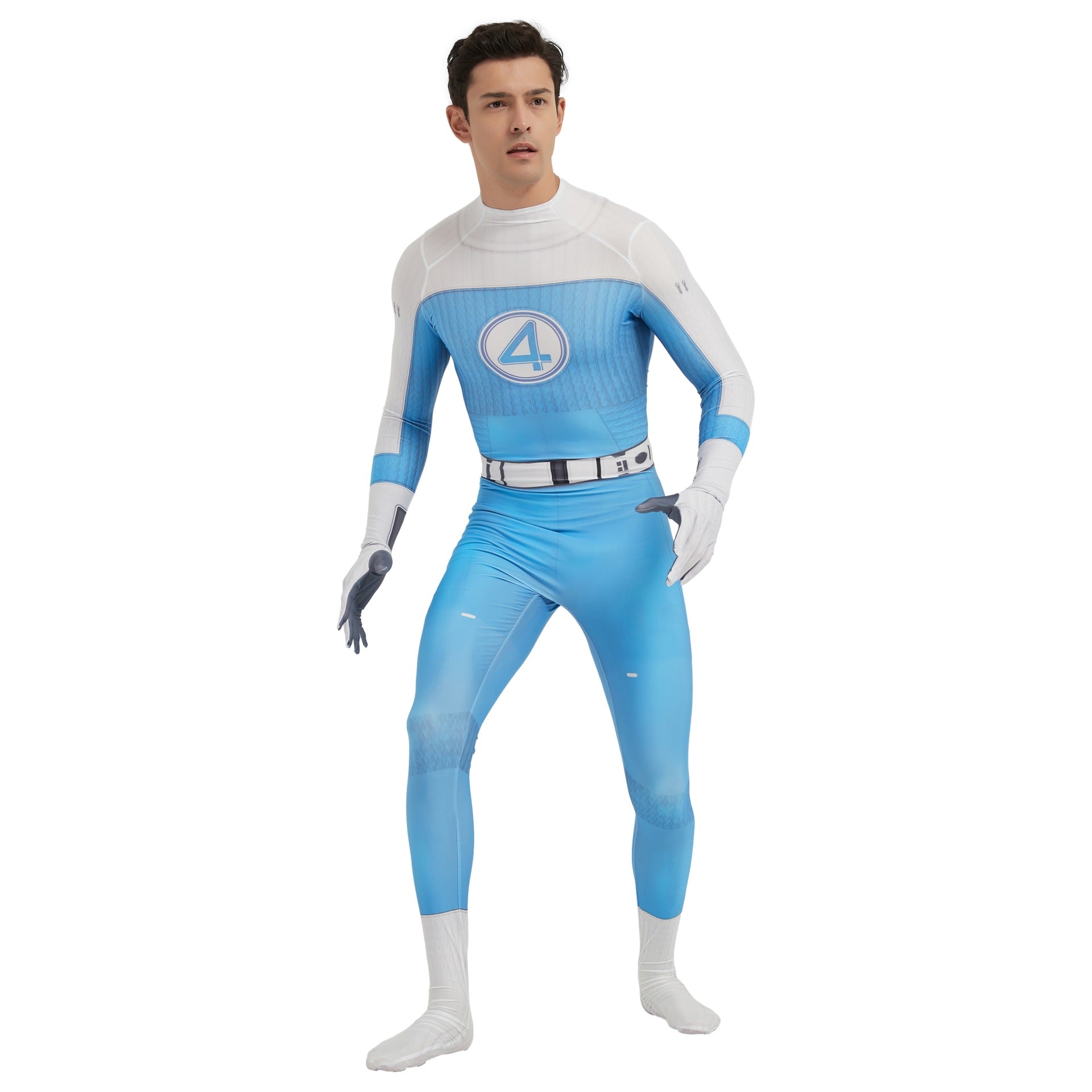 Fantastic Four 4 Rise of the Silver Surfer cosplay bodysuit for Mr. Fantastic, Invisible Woman, Human Torch - Halloweez