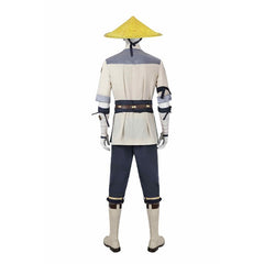 Halloweez Raiden Cosplay Costume Full Set - Mortal Kombat 1 Battle Uniform for Halloween & Parties