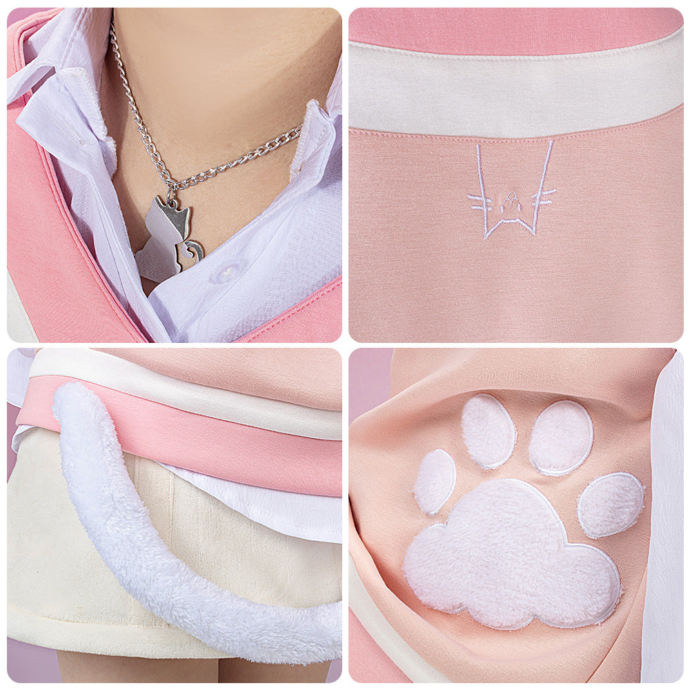 Project Sekai Akayama Mizuki 2D Cosplay Anime Game Costume Women's Dress Set - Halloweez