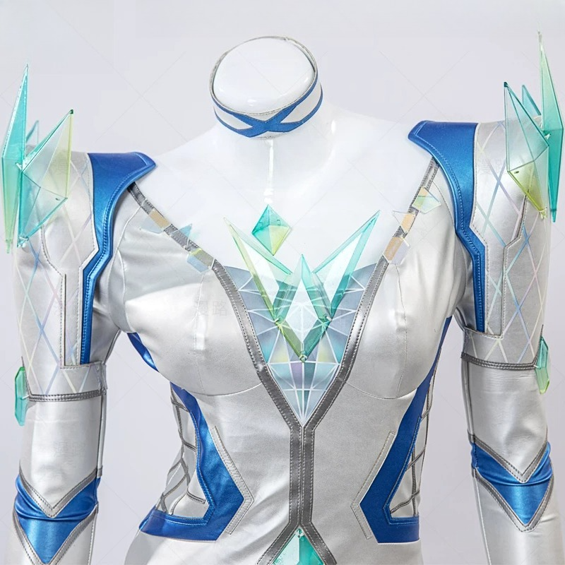 Marvel Rivals Emma Frost Cosplay Costume, White Queen Full Set Anime Game Outfit for Women Halloween Party Cosplay - Halloweez