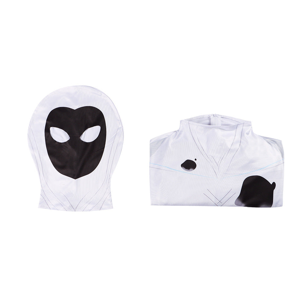 Marvel Spider-Man Across the Spider-Verse The Spot White Bodysuit Cosplay Costume - Halloweez