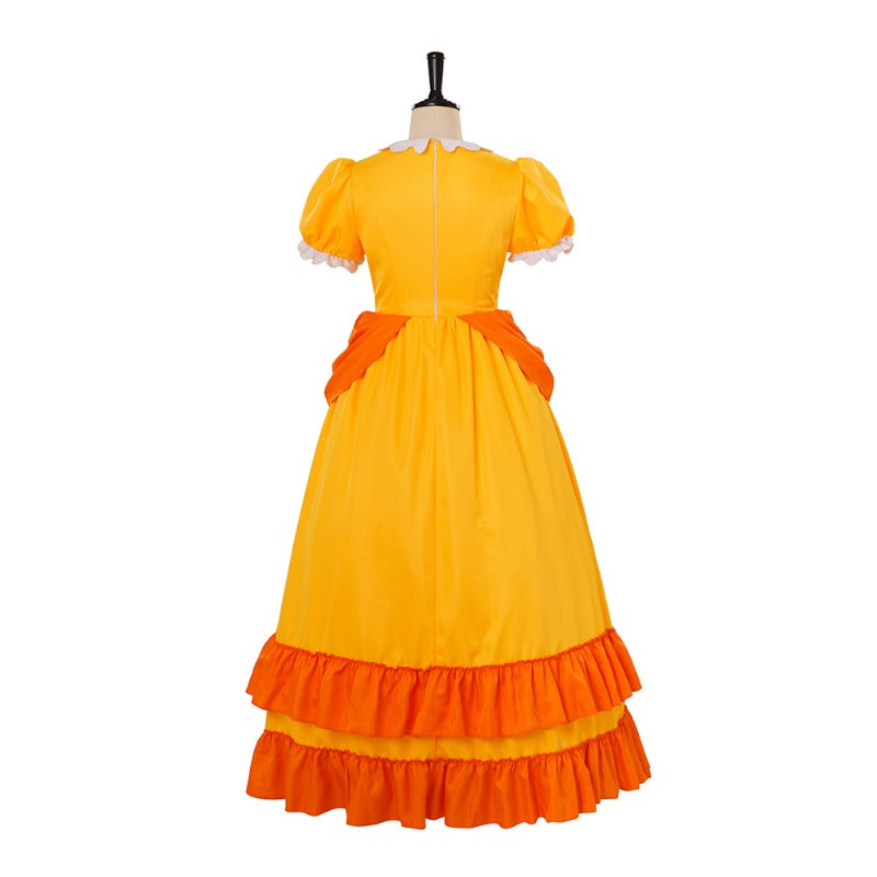 Stunning Rosalina Cosplay Dress with Crown - Halloween Daisy Princess Costume by Halloweez