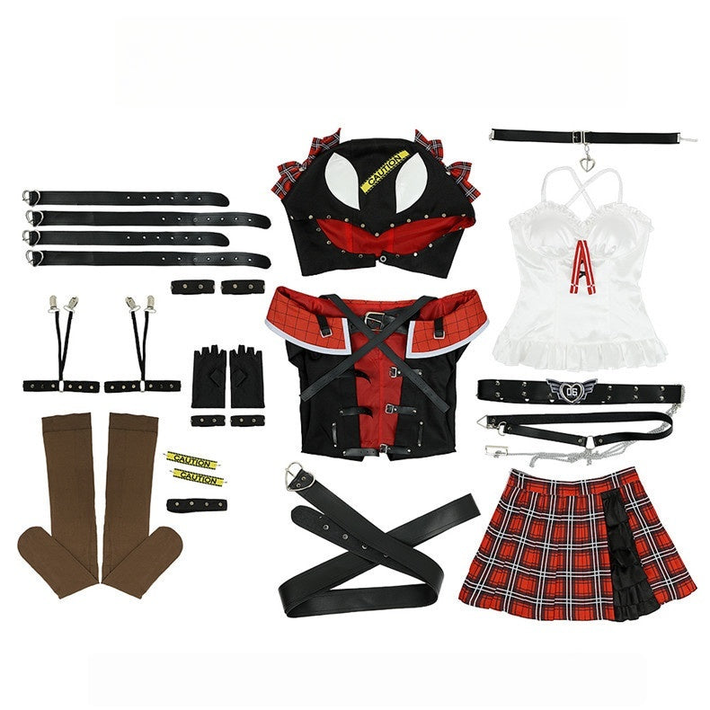 Virtual VTuber Sakamata Chloe Anniversary 2D Anime Costume Set - Hololive Cosplay - Halloweez