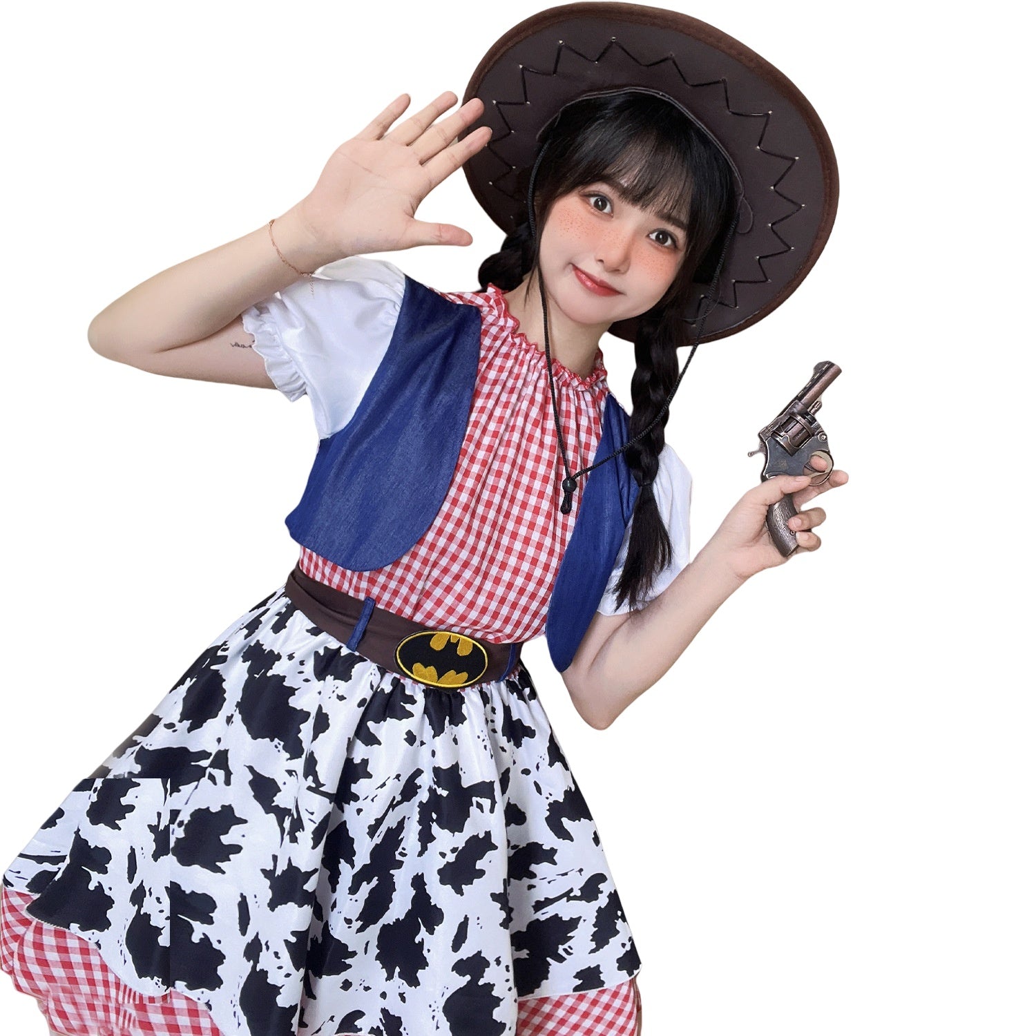 Toy Story Woody's Girlfriend Western Cowboy Outfit Halloween Cosplay Costume - Halloweez