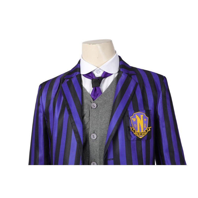 Halloweez Men's Addams Family Xavier Thorpe Ajax Petropolus Cosplay Suit