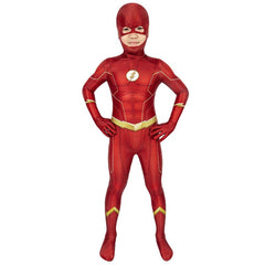 Halloweez Kids Flash Season 6 Barry Allen Cosplay Jumpsuit Body Costume