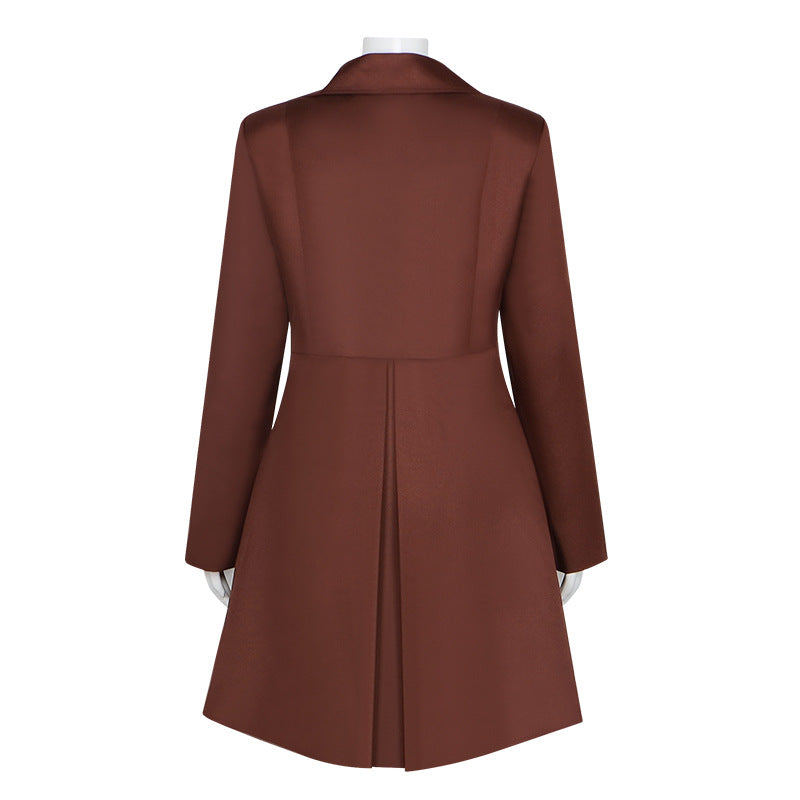 M3GAN/Meghan Cosplay Costume Adult & Kids Dress Coat Trench Same as American Movie - Halloweez