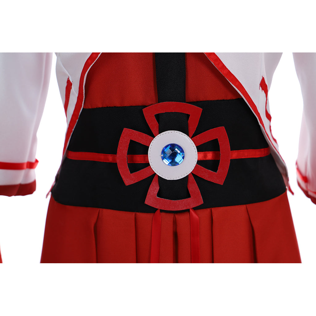 Halloweez Hyperdimension Neptunia Blanc Cosplay Costume | Elegant Adult Women Girls Blanc Dress Suit