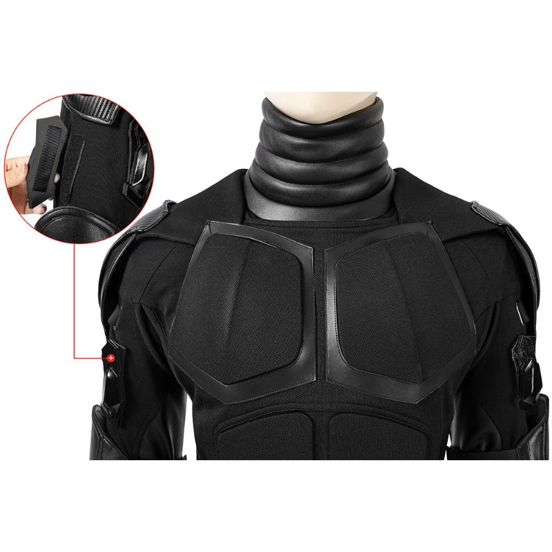 Halloweez Black Noir Cosplay Jumpsuit - The Ultimate Halloween Superhero Costume for Adults