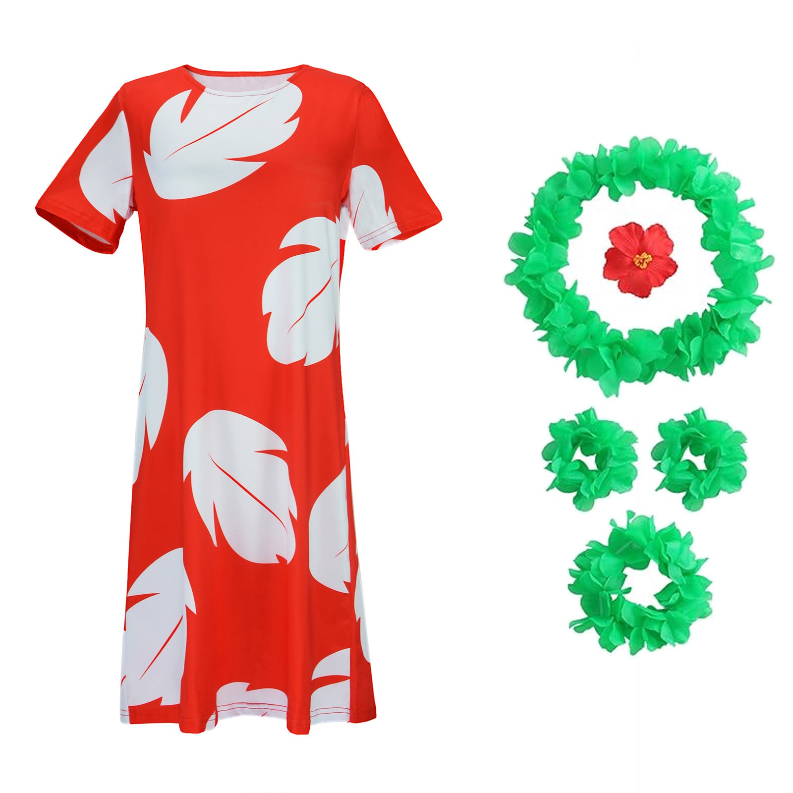 Lilo & Stitch Cosplay Costume - Lilo Outfit for Halloween and Cosplay Events - Halloweez