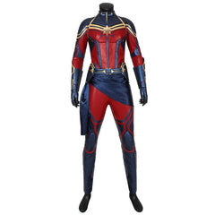 Halloweez Avengers 4 Endgame Captain Marvel Jumpsuit Cosplay Costume with Shoes