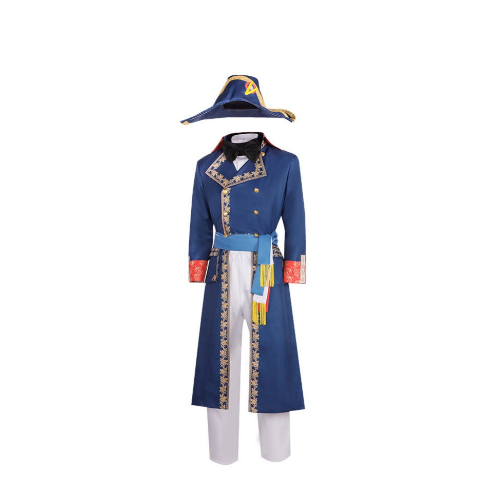 Napoleon Movie Cosplay Costume - Medieval Court Retro Style for Stage Performance