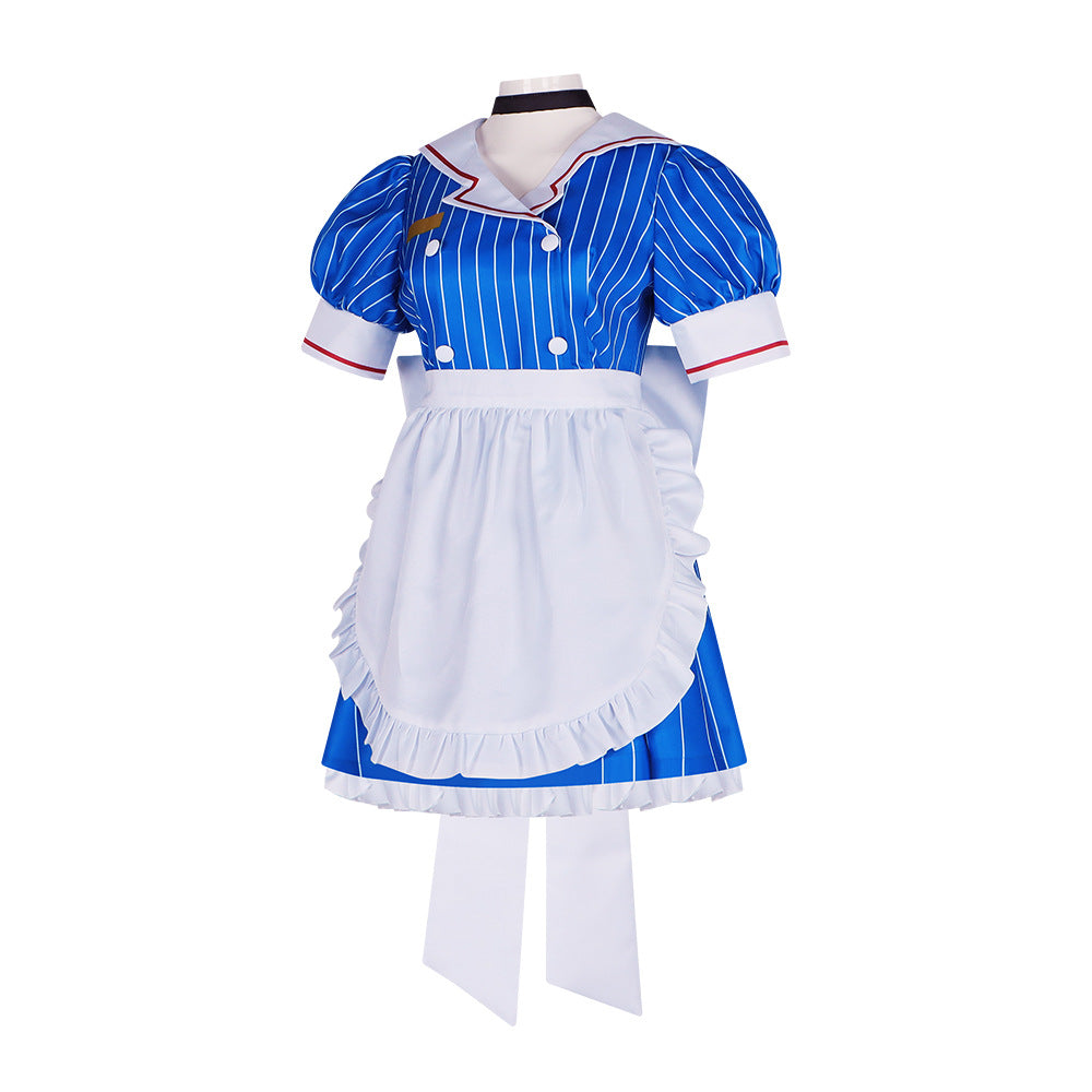 Hatsune Miku Cosplay Costume Vocaloid Anime Game Outfit Maid Dress