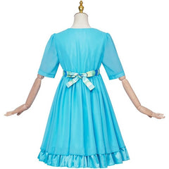 Tracy Turnbald Cosplay Costume Blue Dress Hairspray Costume Halloween Musical Stage Performance Dress - Halloweez